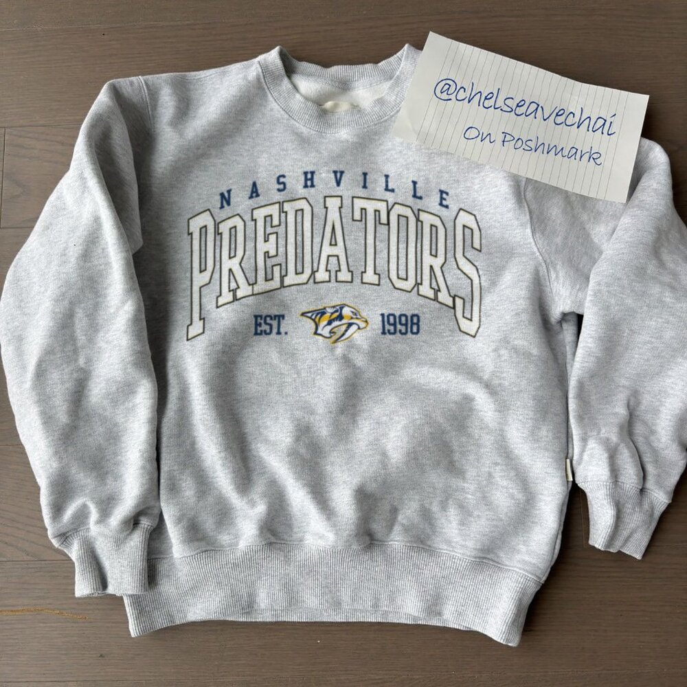 Vintage NHL Nashville Predators EST 1998 Sweatshirt, Predators Hockey Fan Shirt